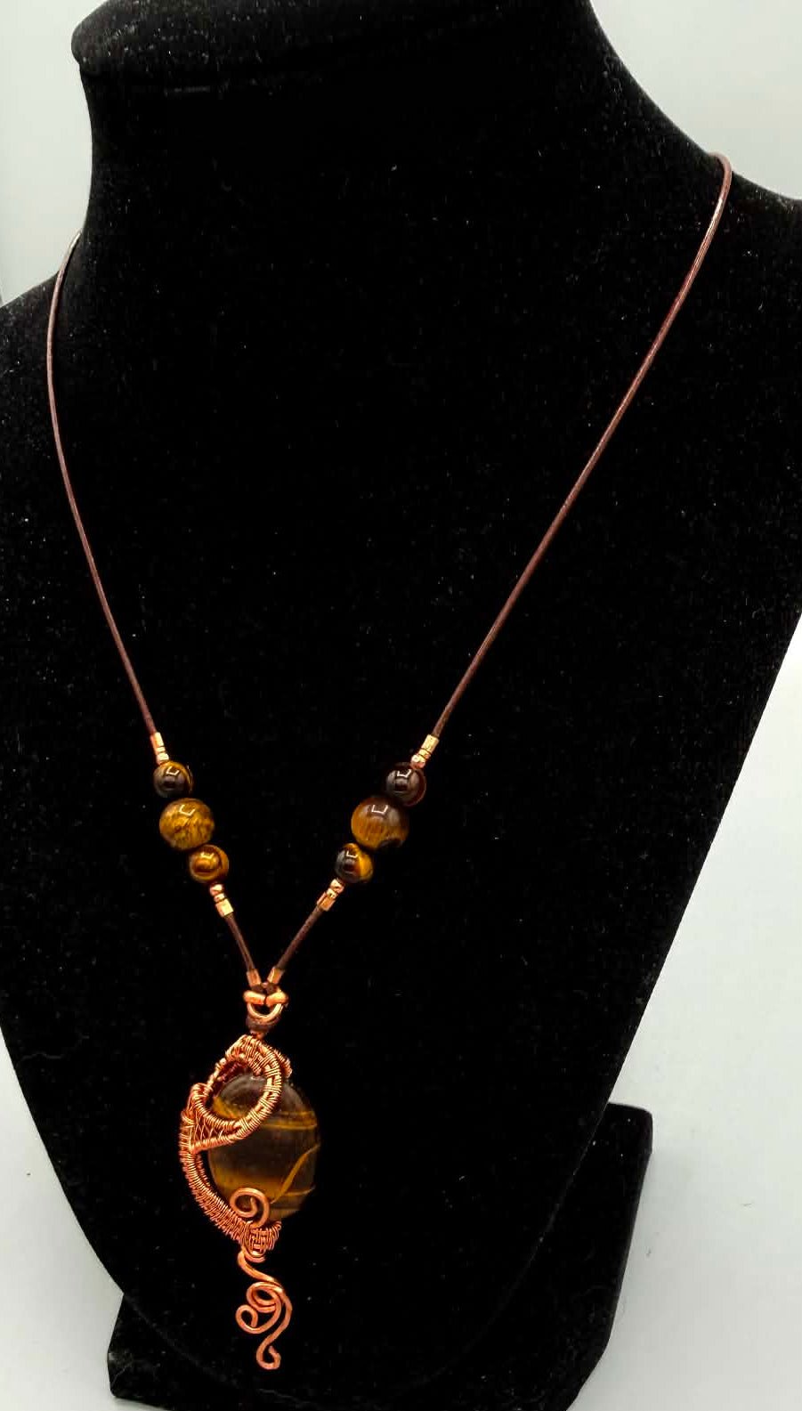 Courage & Confidence Tiger’s Eye Necklace - Twysted Treasures