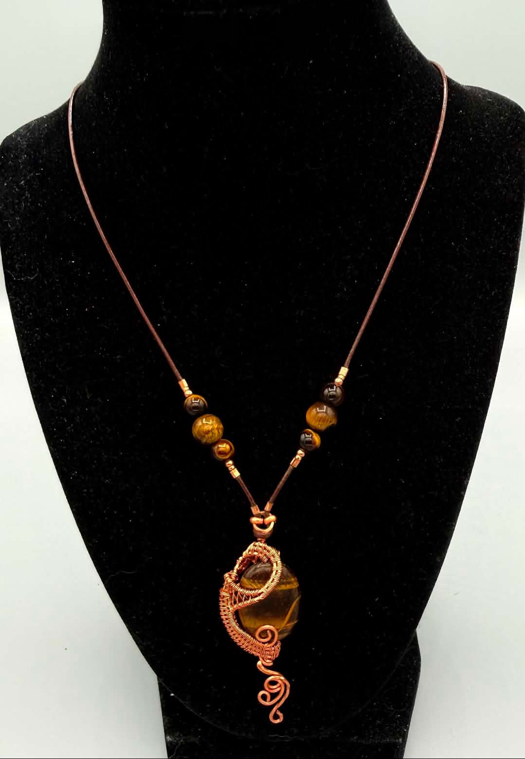 Courage & Confidence Tiger’s Eye Necklace - Twysted Treasures