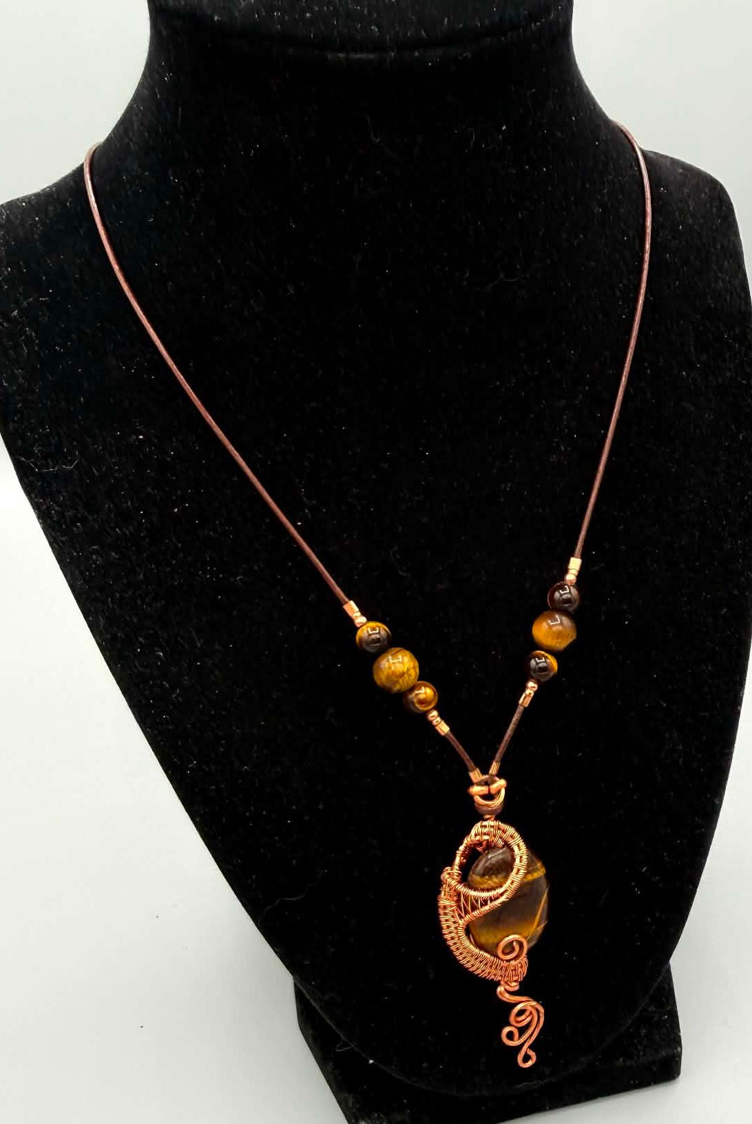 Courage & Confidence Tiger’s Eye Necklace - Twysted Treasures