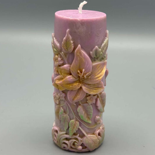 Enchanted Bloom Zodiac Candle - Twysted Treasures