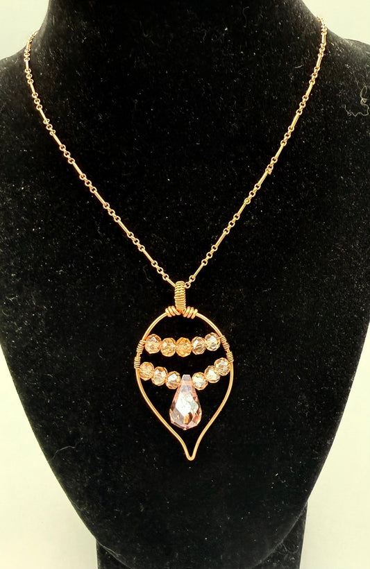 Golden Enchantment Crystal Necklace - Twysted Treasures