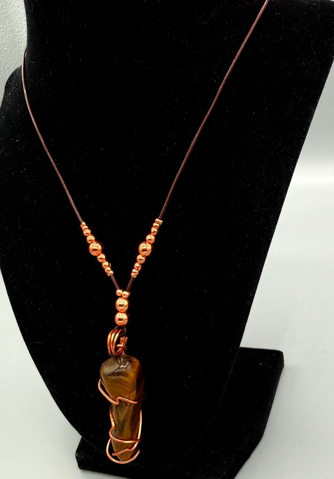 Golden Strength Tiger's Eye Necklace - Twysted Treasures