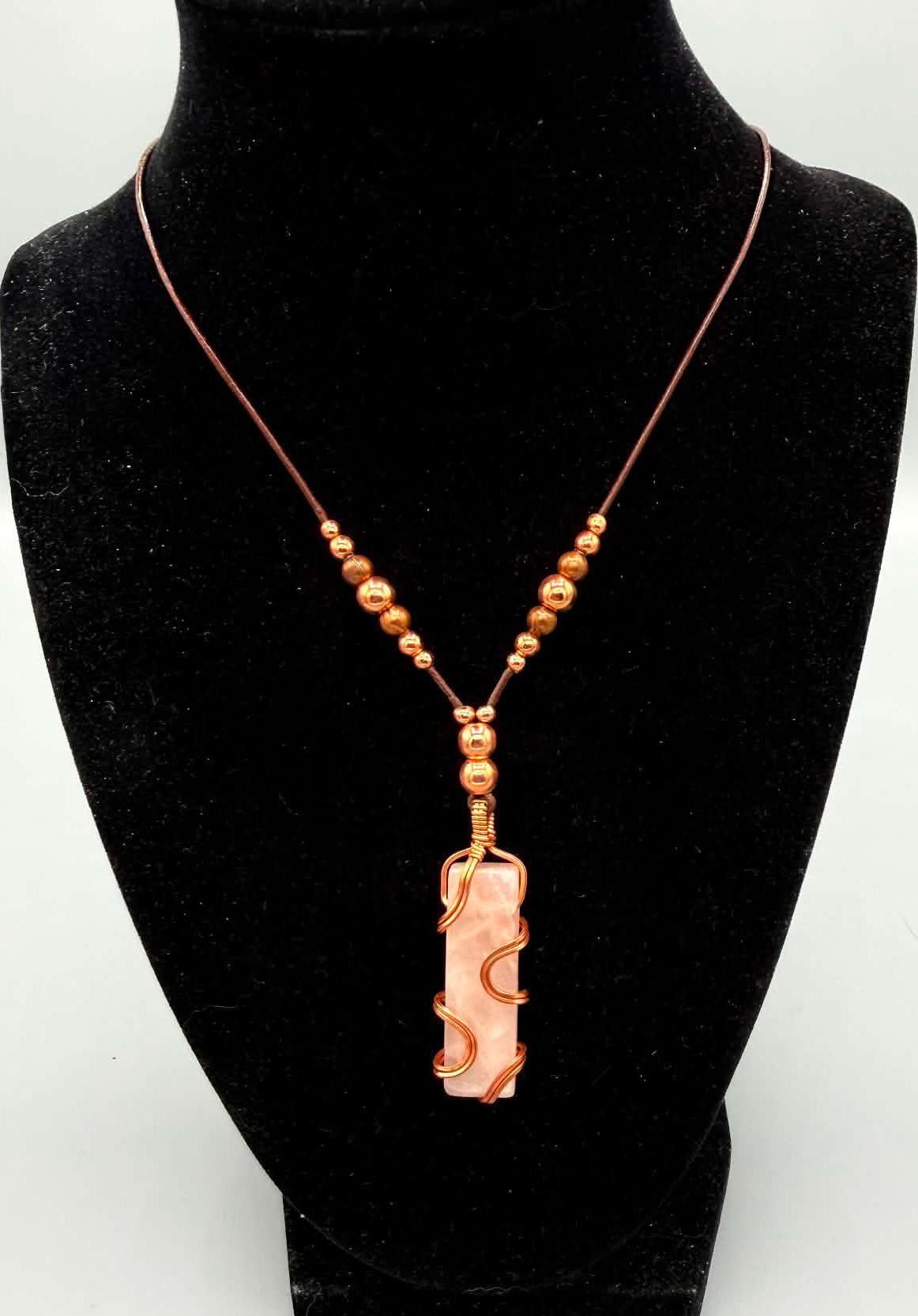 Heart’s Embrace Rose Quartz Necklace - Twysted Treasures