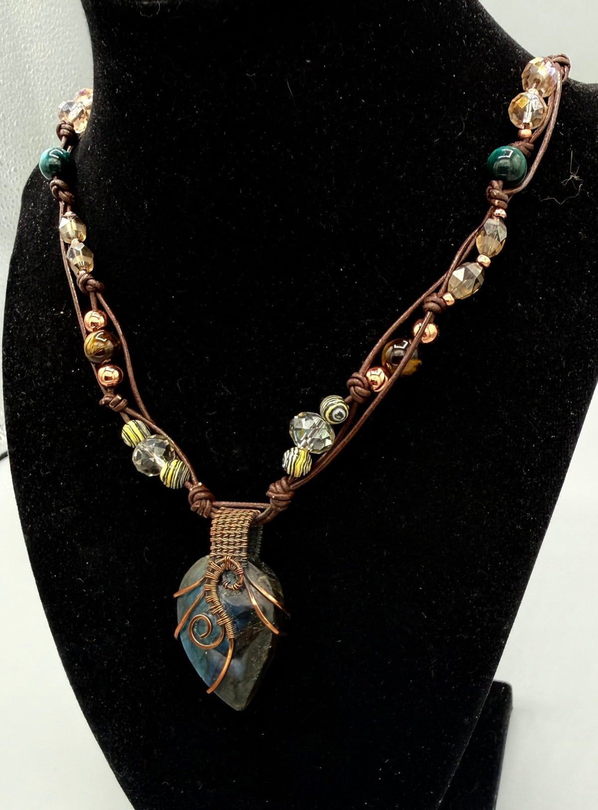 Midnight Flash Labradorite Necklace - Twysted Treasures