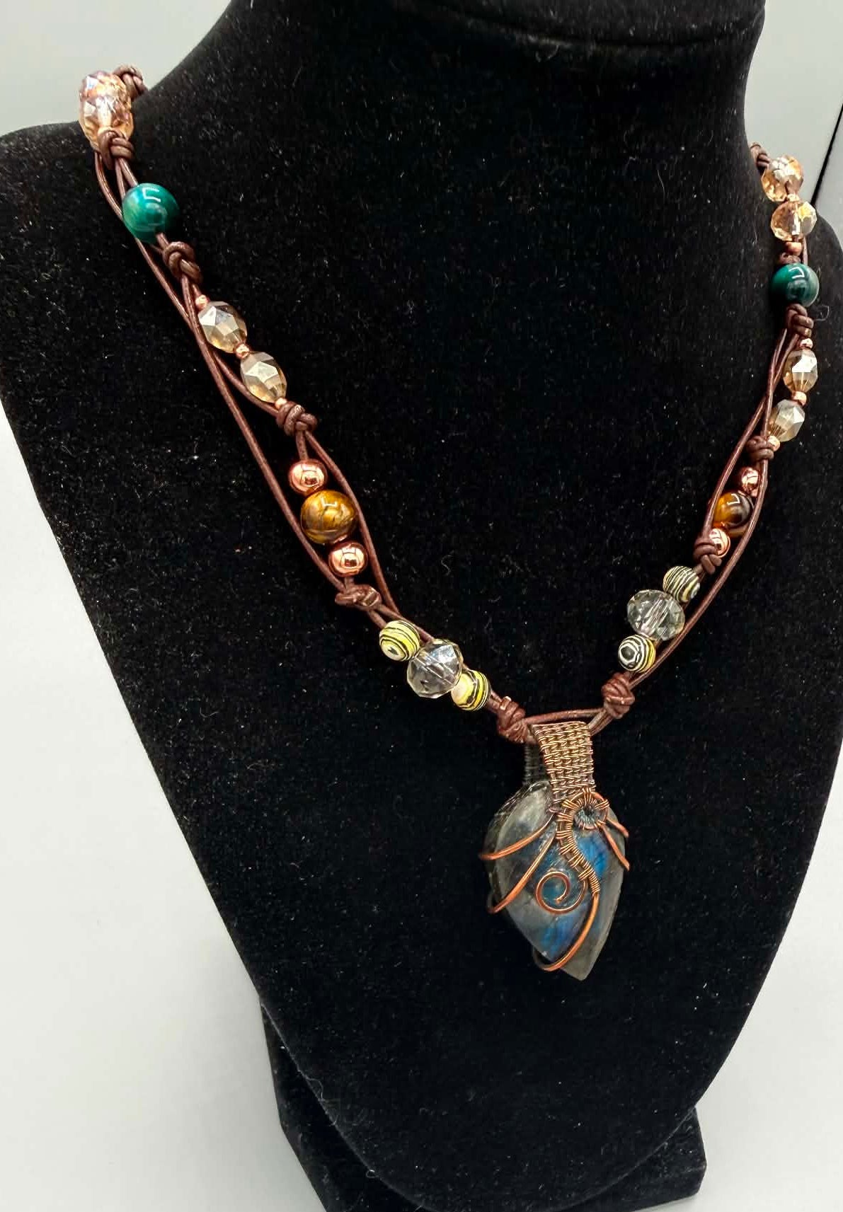 Midnight Flash Labradorite Necklace - Twysted Treasures