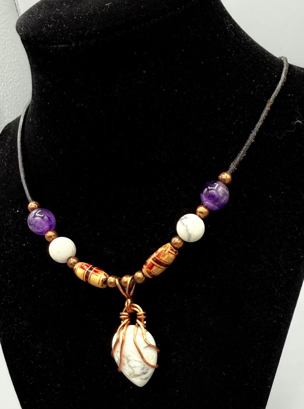 Mystic Harmony White Howlite Necklace - Twysted Treasures