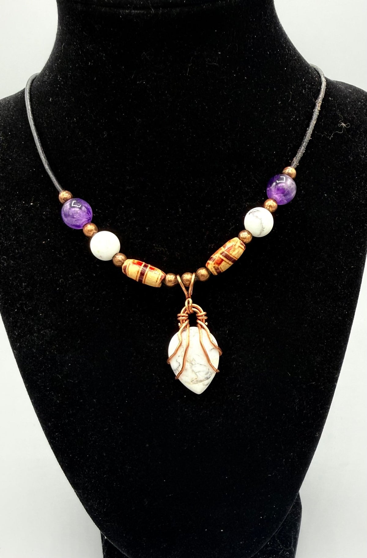 Mystic Harmony White Howlite Necklace - Twysted Treasures