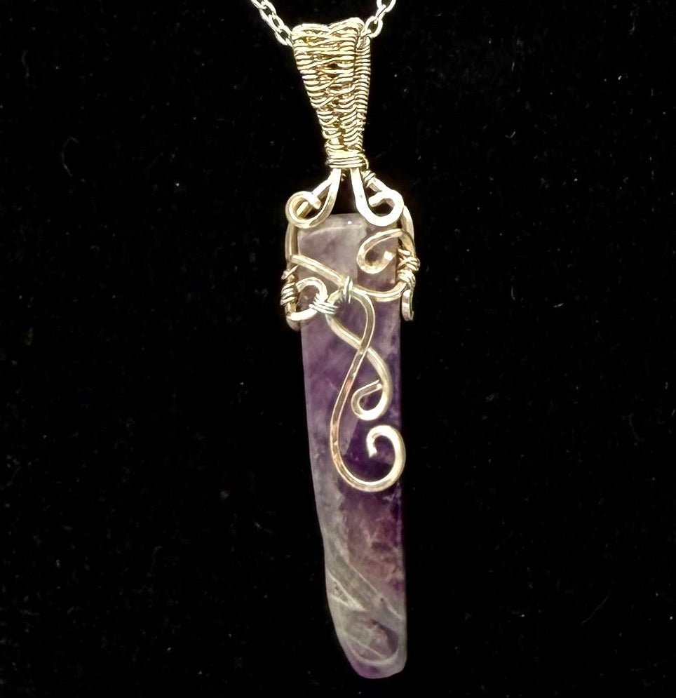 Mystic Intuition Amethyst Necklace - Twysted Treasures