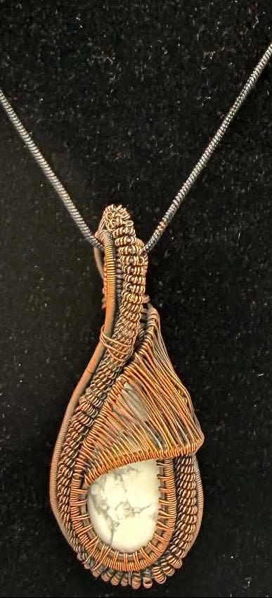 Sacred Stillness White Howlite Necklace - Twysted Treasures