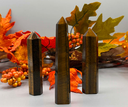 Tiger Eye Tower Point - Twysted Treasures